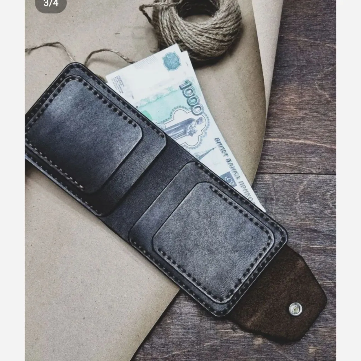 کیف پول جیبی چرم
