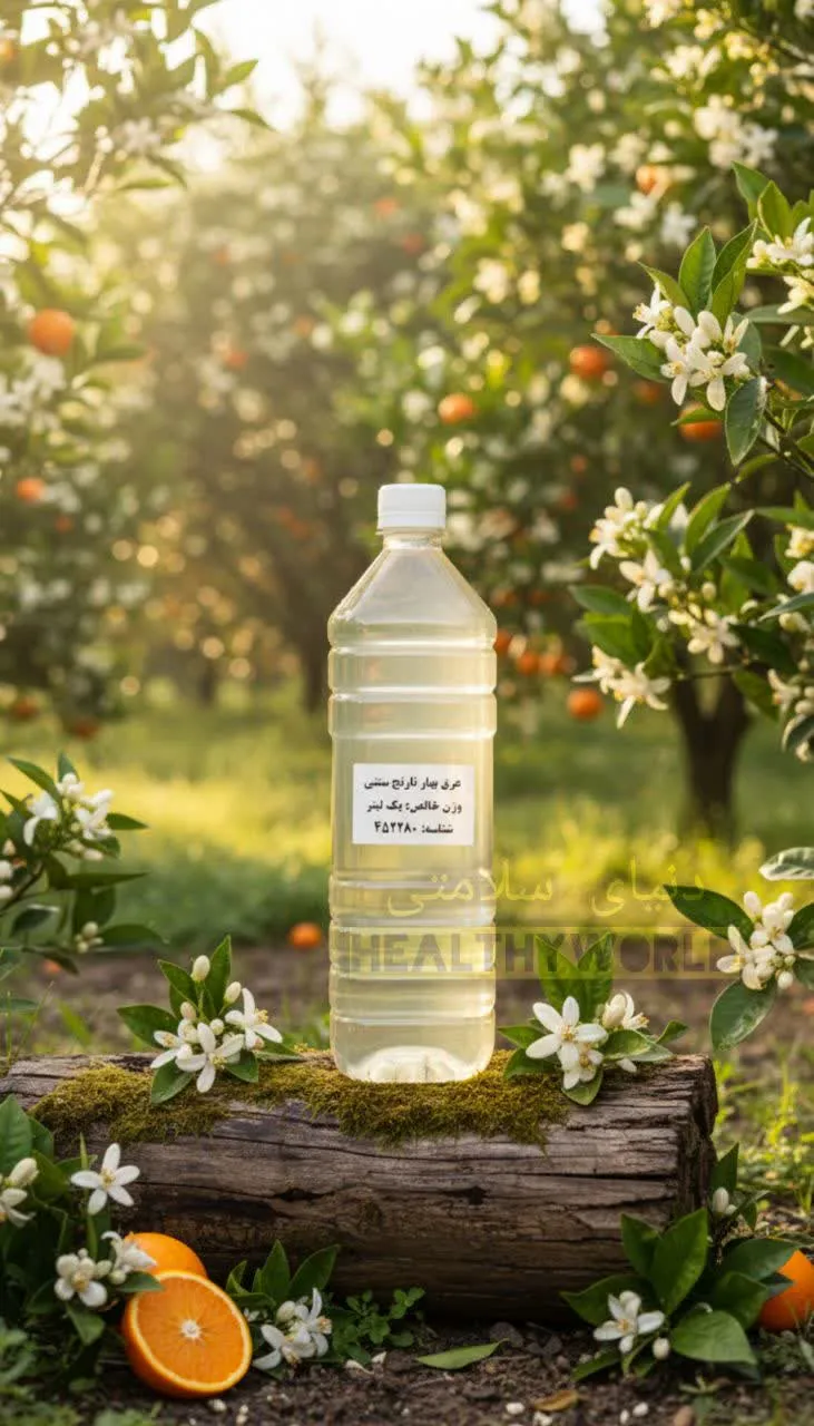 عرق بهار نارنج سنتی یک لیتری