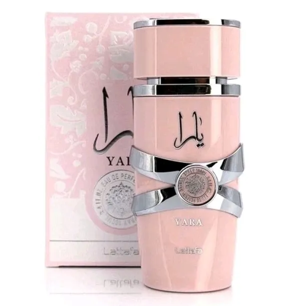 عطر گرمی خالص لطافه یارا صورتی ،مقدار یک گرم