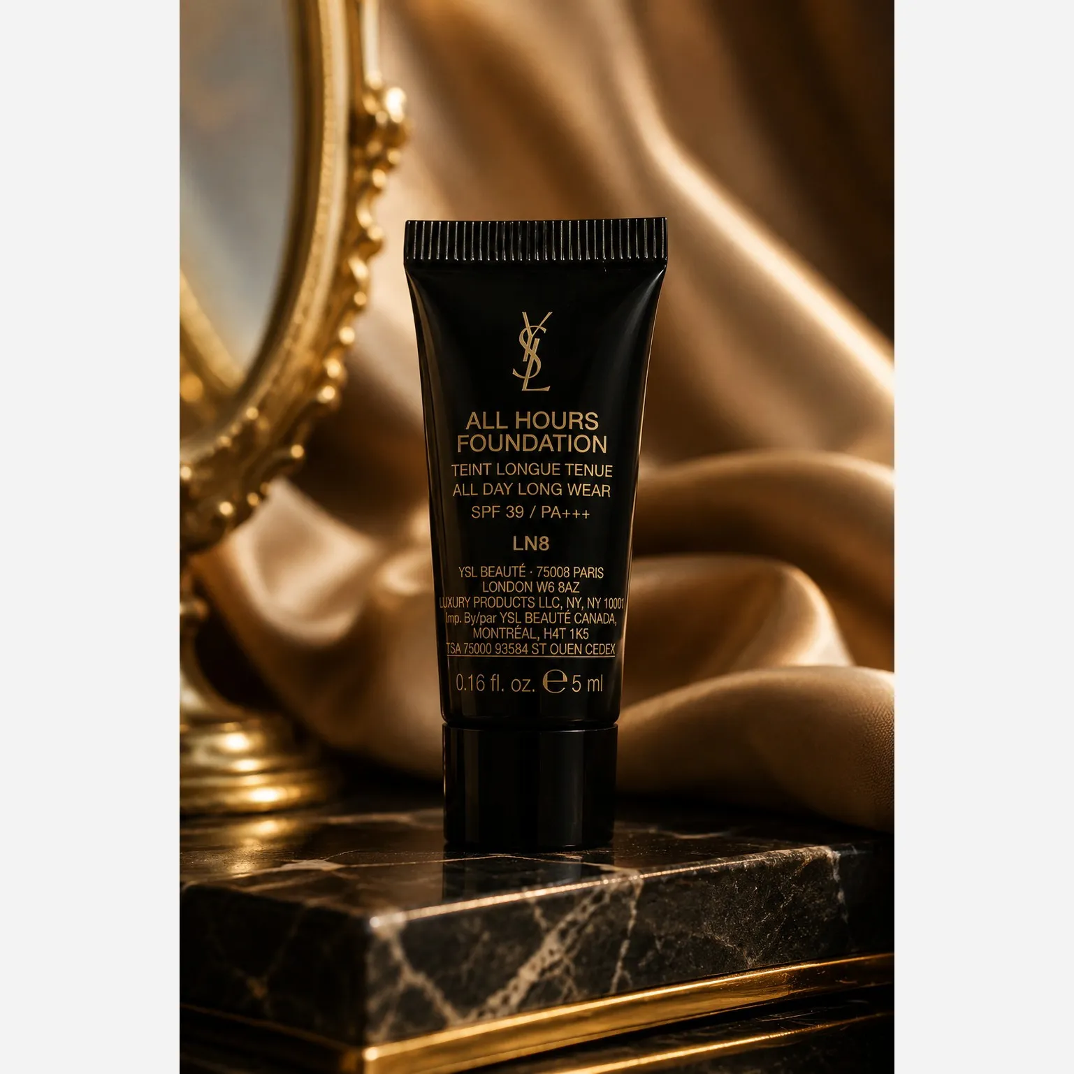 کرم پودر آل آورز ایو سن لوران YSL All Hours Foundationرنگ LN8 