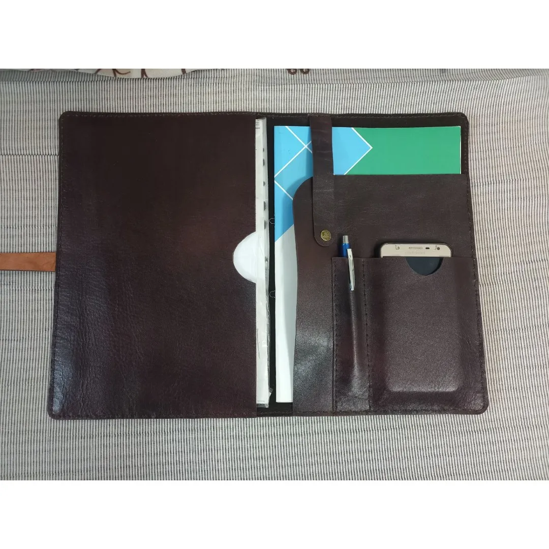 کیف کلاسور ، فولدر چرم طبیعی 