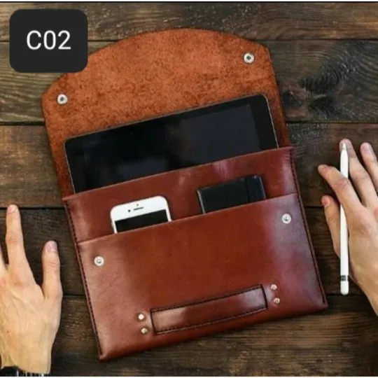 کیف تبلت چرم 