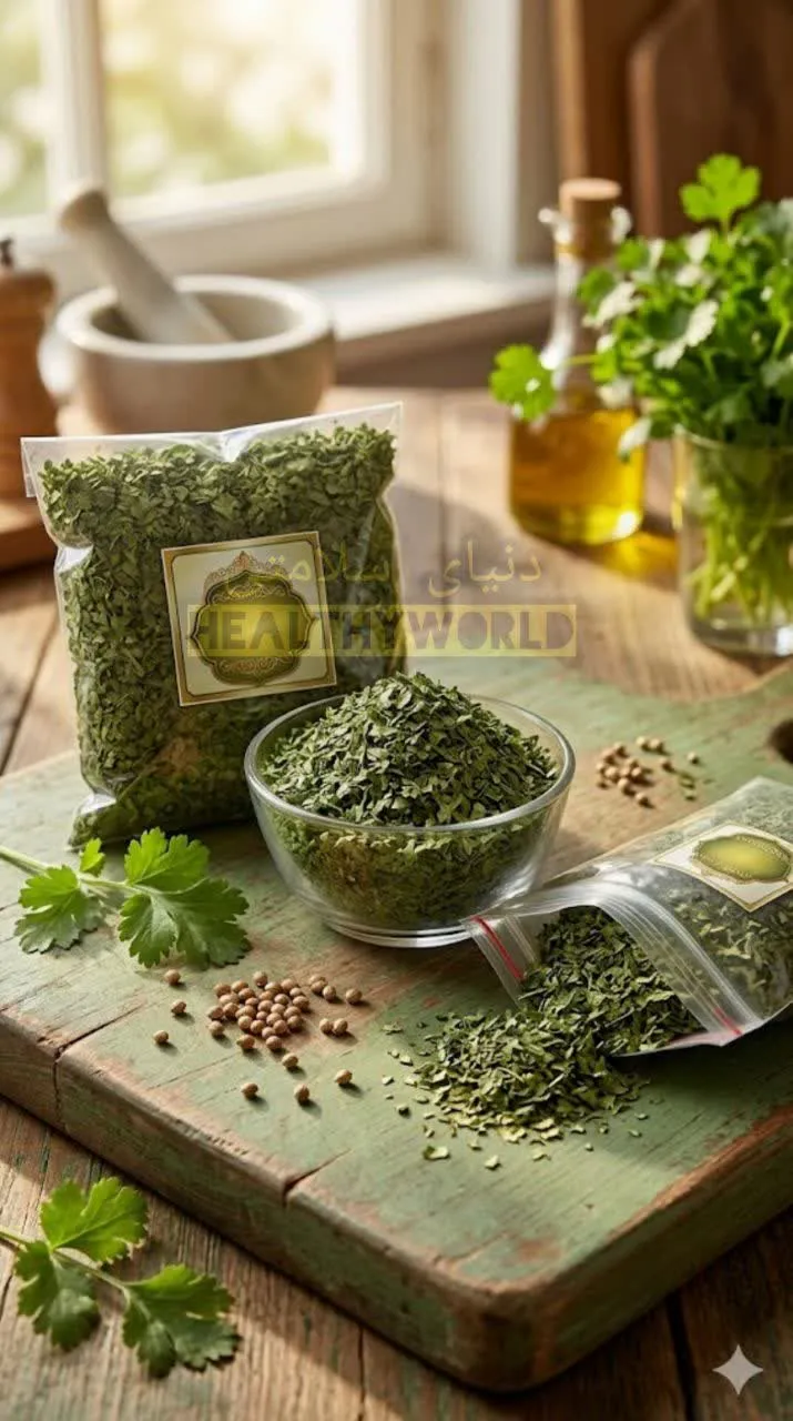 گشنیز خشک خانگی100گرمی